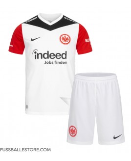 Günstige Eintracht Frankfurt Heimtrikotsatz Kinder 2024-25 Kurzarm (+ Kurze Hosen)